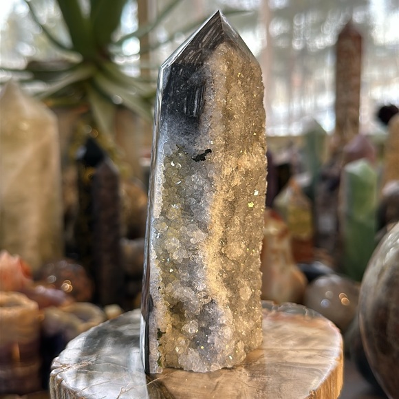 🔥SALE🔥 Sphalerite Crystal Druzy Tower! - Picture 4 of 12